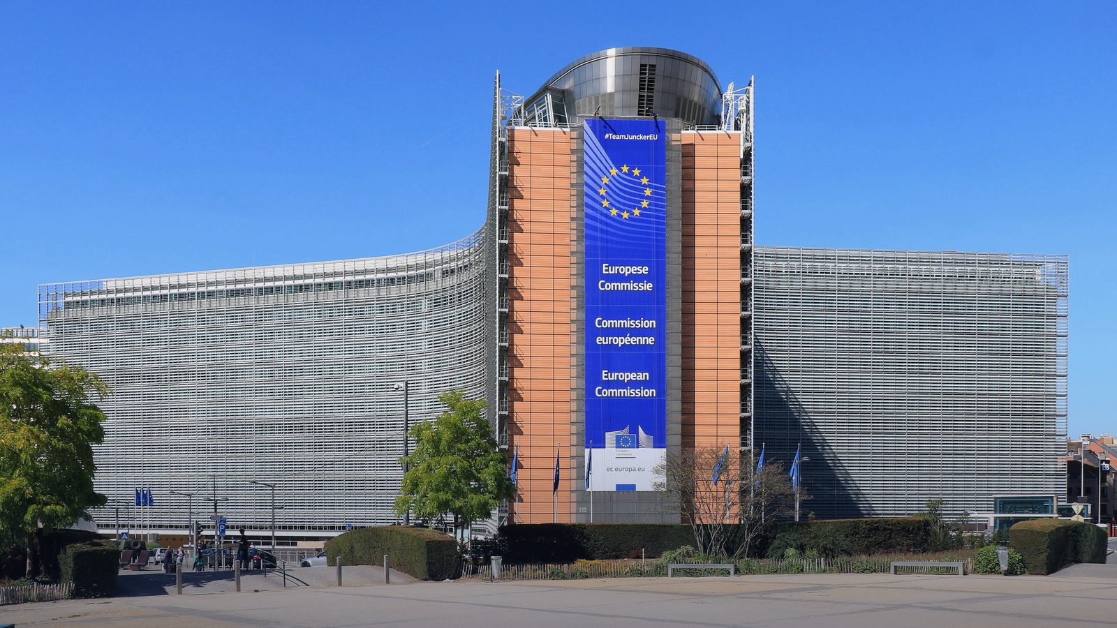The Berlaymont building, seat of the European Commission, in Brussels